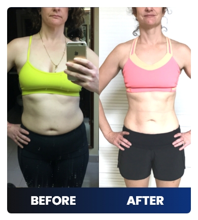 Charlotte, 40+-year-old mother of two, <u>lost 22 pounds</u> in two years and has maintained that weight loss with confidence!